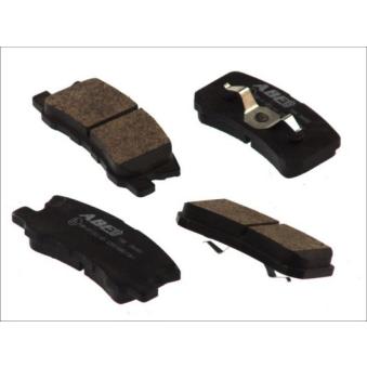 Jeu de 4 plaquettes de frein arrière ABE