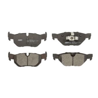 Jeu de 4 plaquettes de frein arrière ABE