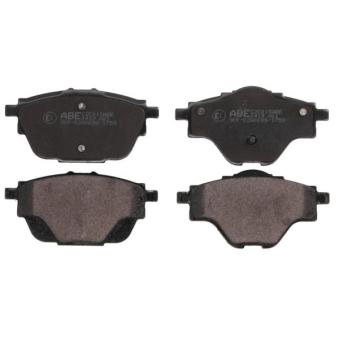 Jeu de 4 plaquettes de frein arrière ABE