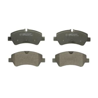 Jeu de 4 plaquettes de frein arrière ABE