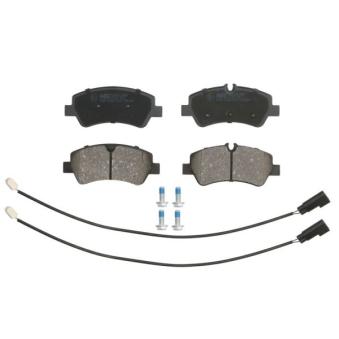 Jeu de 4 plaquettes de frein arrière ABE