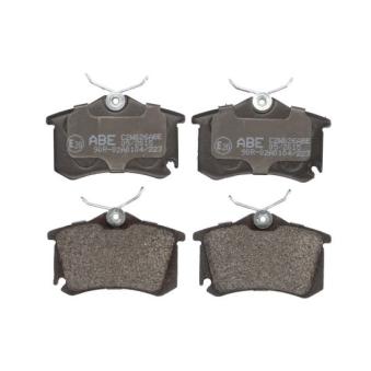 Jeu de 4 plaquettes de frein arrière ABE C2W026ABE