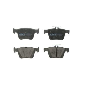 Jeu de 4 plaquettes de frein arrière ABE
