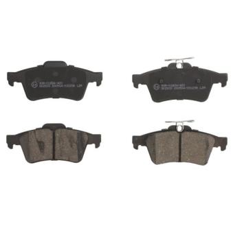 Jeu de 4 plaquettes de frein arrière ABE