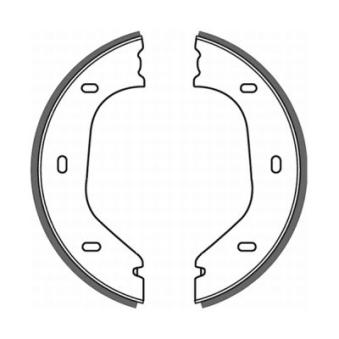 Jeu de mâchoires de frein, frein de stationnement ABE