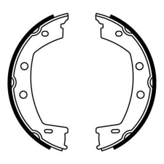 Jeu de mâchoires de frein, frein de stationnement ABE CRI001ABE