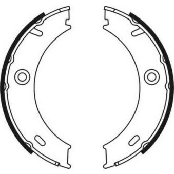 Jeu de mâchoires de frein, frein de stationnement ABE CRM003ABE