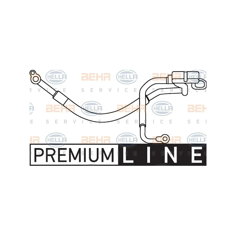 Conduite à haute/basse pression, climatisation BEHR HELLA SERVICE 9GS 351 331-311