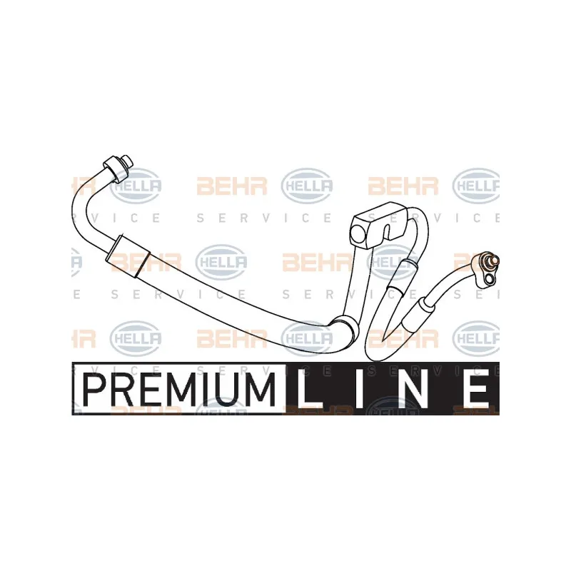 Conduite à haute/basse pression, climatisation BEHR HELLA SERVICE 9GS 351 337-051