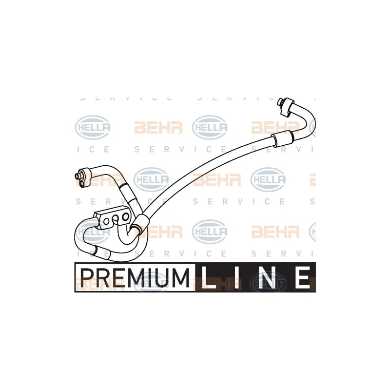 Conduite à haute/basse pression, climatisation BEHR HELLA SERVICE 9GS 351 337-061