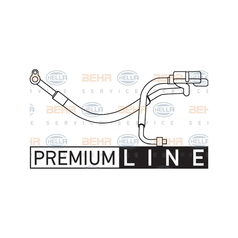 Conduite à haute/basse pression, climatisation BEHR HELLA SERVICE 9GS 351 337-121