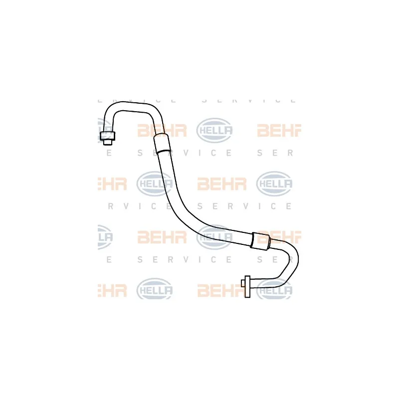 Conduite à haute/basse pression, climatisation BEHR HELLA SERVICE 9GS 351 337-461