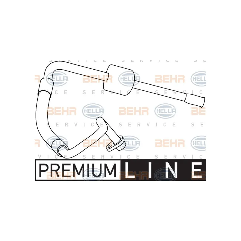 Conduite à haute/basse pression, climatisation BEHR HELLA SERVICE 9GS 351 337-711
