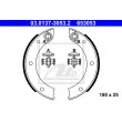 Jeu de mâchoires de frein, frein de stationnement ATE 03.0137-3053.2 - Visuel 1