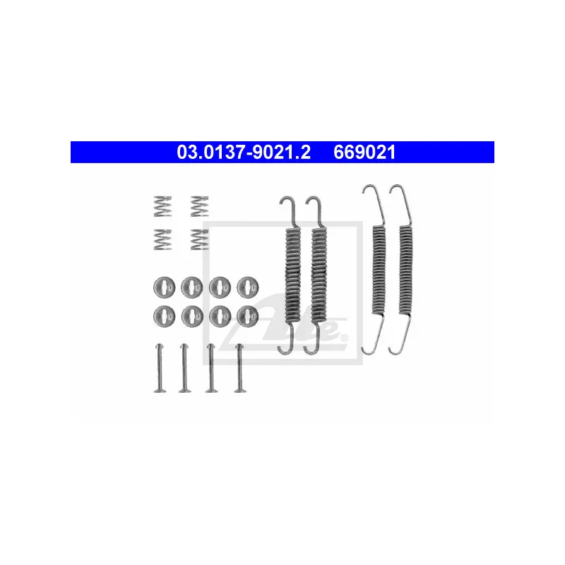 Kit d'accessoires, mâchoire de frein ATE 03.0137-9021.2