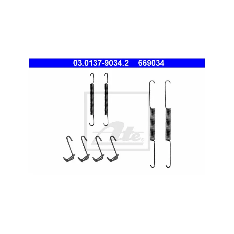 Kit d'accessoires, mâchoire de frein ATE 03.0137-9034.2