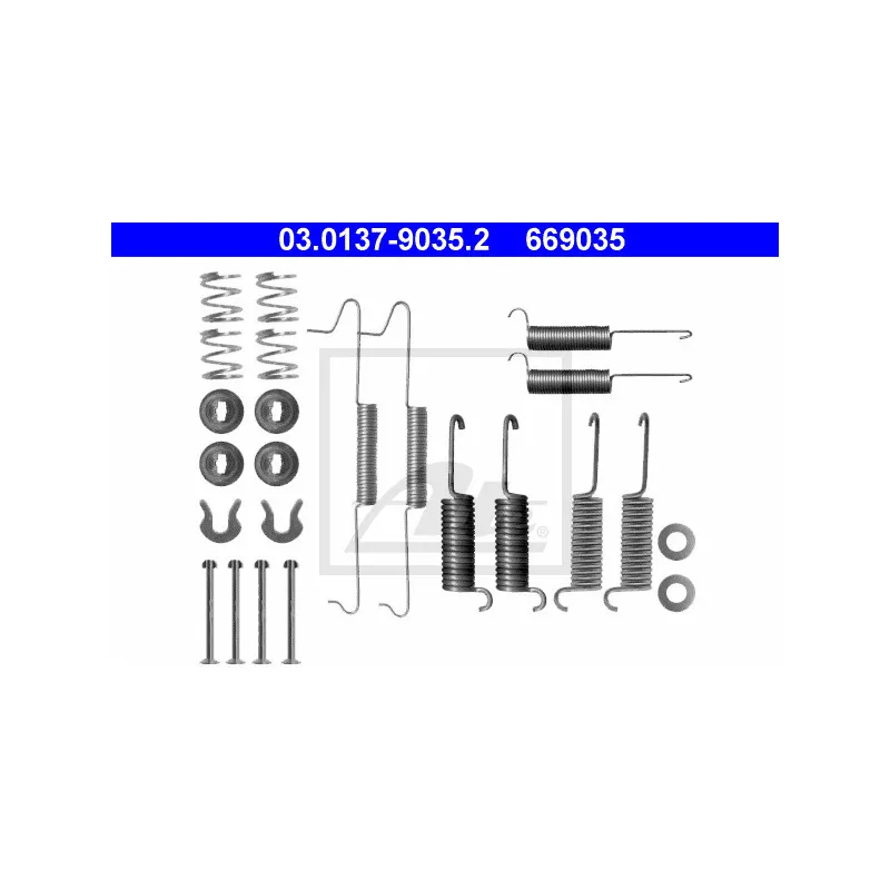 Kit d'accessoires, mâchoire de frein ATE 03.0137-9035.2