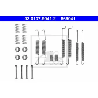 Kit d'accessoires, mâchoire de frein ATE 03.0137-9041.2