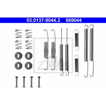 Kit d'accessoires, mâchoire de frein ATE 03.0137-9044.2