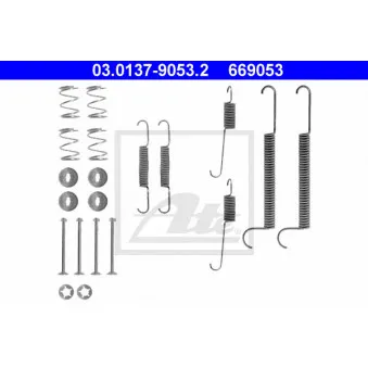 Kit d'accessoires, mâchoire de frein ATE 03.0137-9053.2