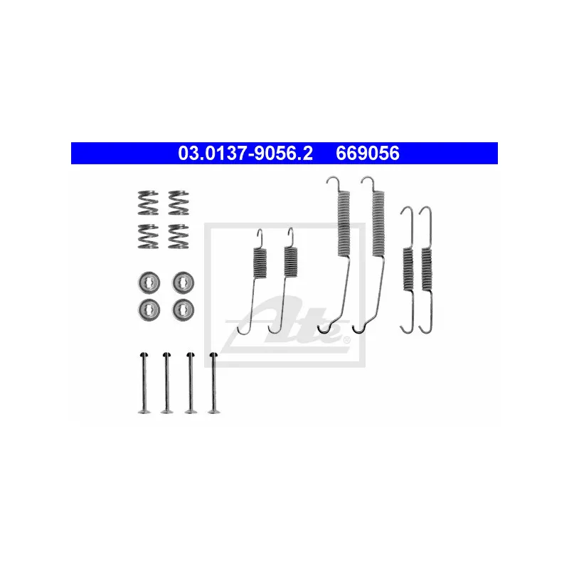 Kit d'accessoires, mâchoire de frein ATE 03.0137-9056.2