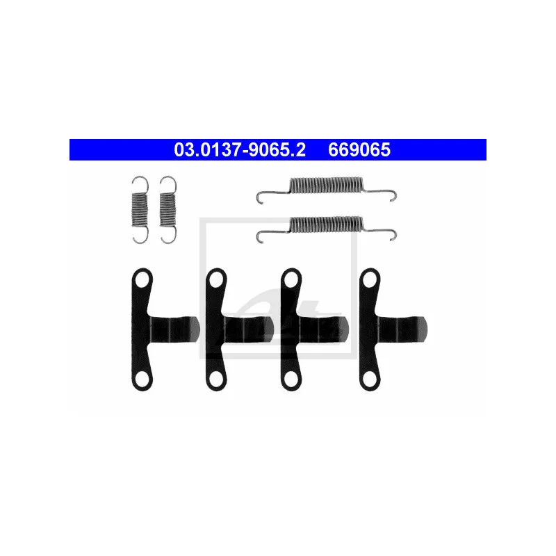 Kit d'accessoires, mâchoires de frein de stationnement ATE 03.0137-9065.2