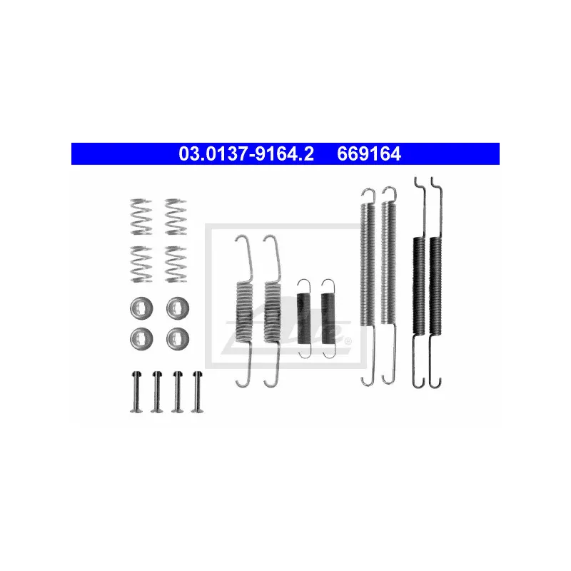 Kit d'accessoires, mâchoire de frein ATE 03.0137-9164.2