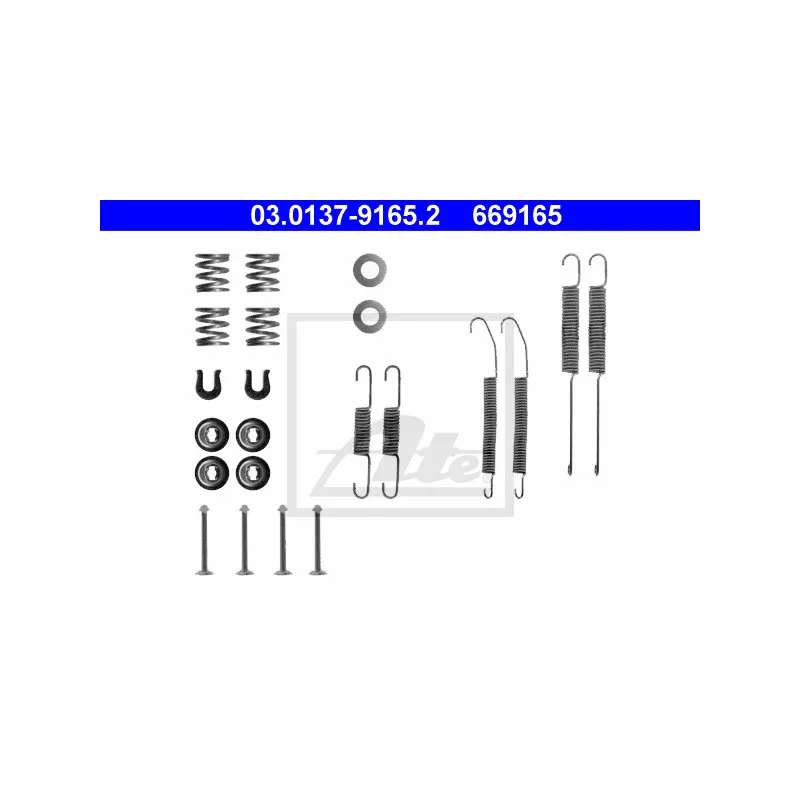 Kit d'accessoires, mâchoire de frein ATE 03.0137-9165.2