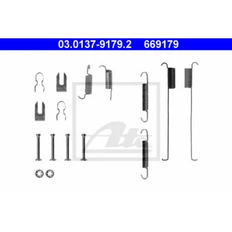 Kit d'accessoires, mâchoire de frein ATE 03.0137-9179.2