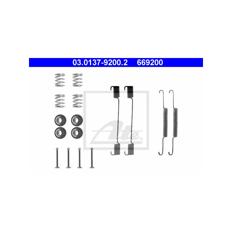 Kit d'accessoires, mâchoire de frein ATE 03.0137-9200.2