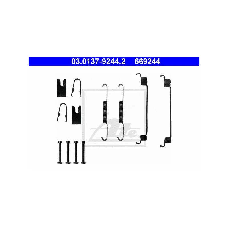 Kit d'accessoires, mâchoire de frein ATE 03.0137-9244.2