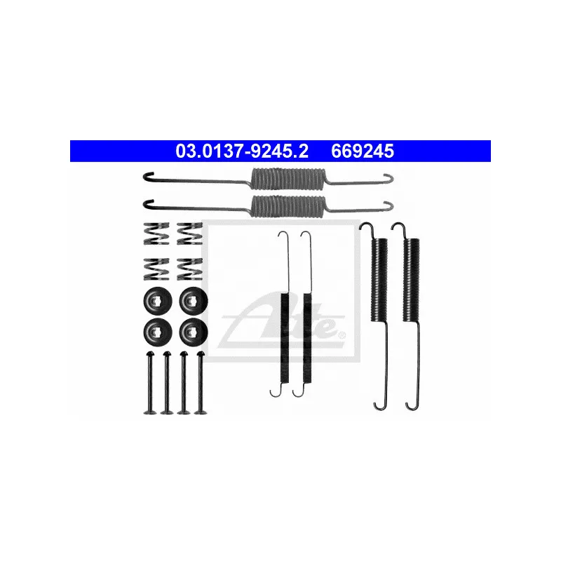 Kit d'accessoires, mâchoire de frein ATE 03.0137-9245.2
