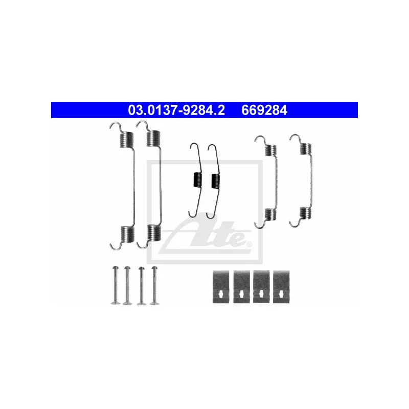 Kit d'accessoires, mâchoire de frein ATE 03.0137-9284.2