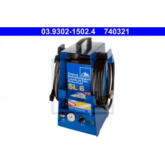 Appareil purgeur sous pression, hydraulique du freinage ATE 03.9302-1502.4
