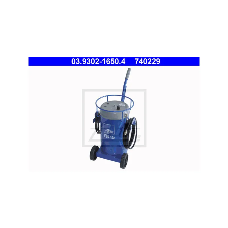 Appareil purgeur sous pression, hydraulique du freinage ATE 03.9302-1650.4