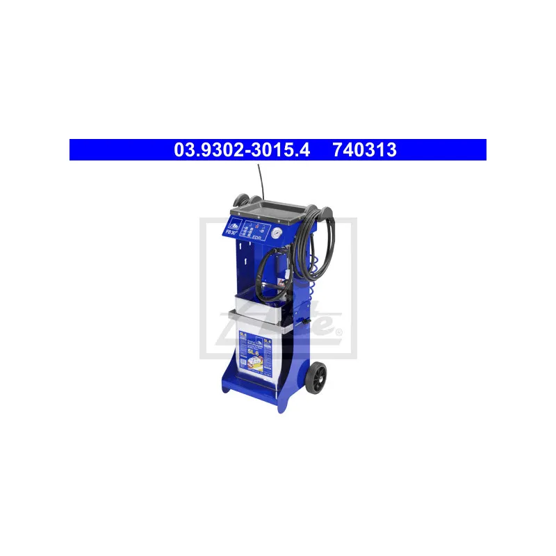 Appareil purgeur sous pression, hydraulique du freinage ATE 03.9302-3015.4
