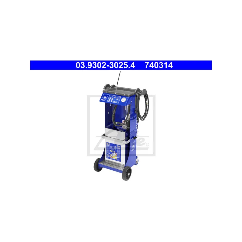 Appareil purgeur sous pression, hydraulique du freinage ATE 03.9302-3025.4