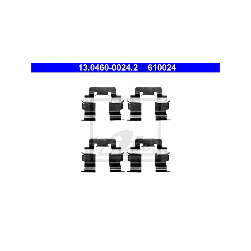 Kit d'accessoires, plaquette de frein à disque ATE 13.0460-0024.2