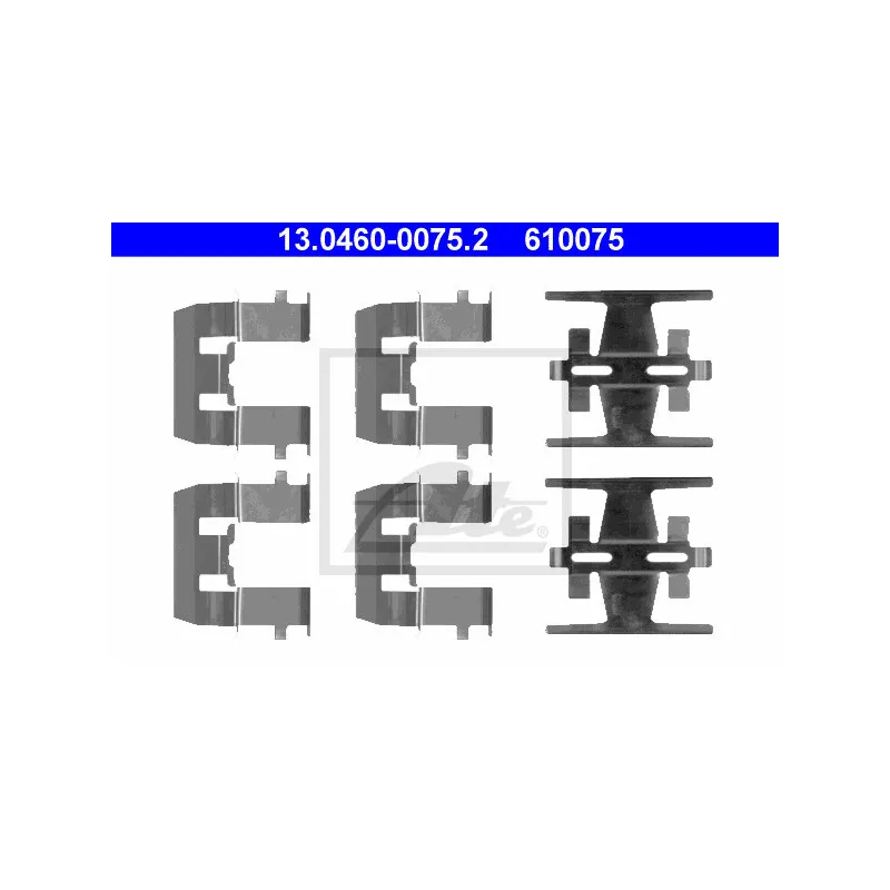 Kit d'accessoires, plaquette de frein à disque ATE 13.0460-0075.2