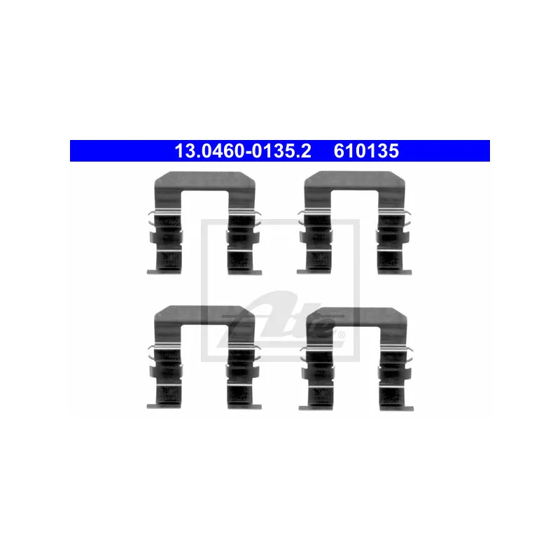 Kit d'accessoires, plaquette de frein à disque ATE 13.0460-0135.2