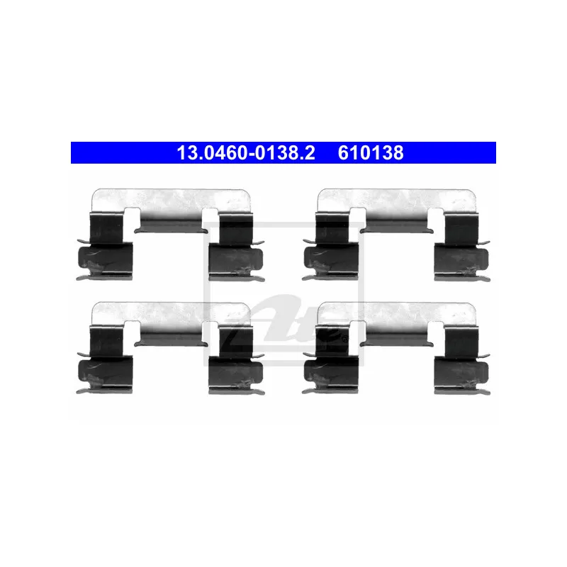 Kit d'accessoires, plaquette de frein à disque ATE 13.0460-0138.2