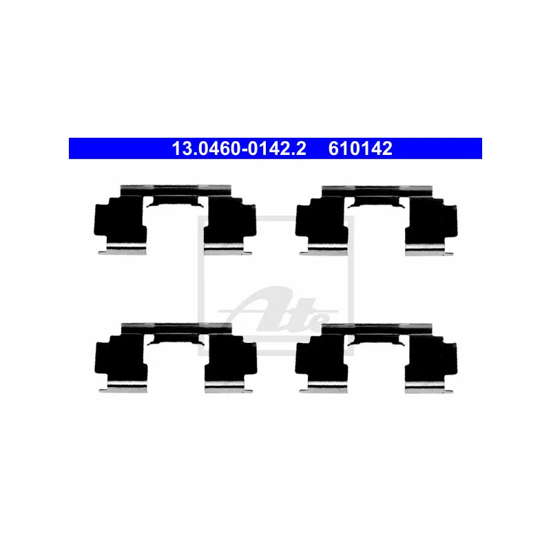 Kit d'accessoires, plaquette de frein à disque ATE 13.0460-0142.2