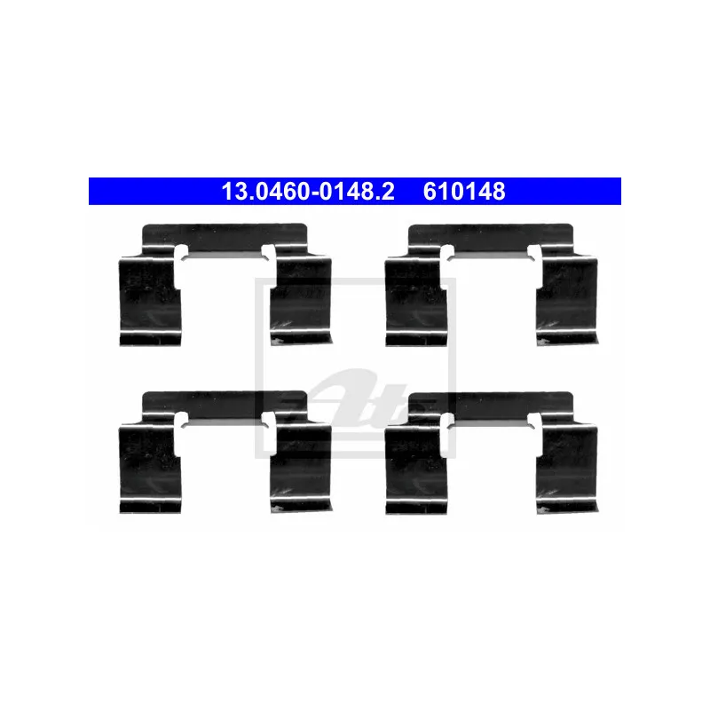 Kit d'accessoires, plaquette de frein à disque ATE 13.0460-0148.2