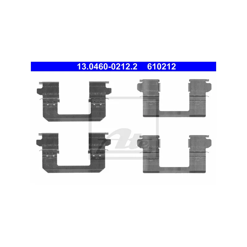 Kit d'accessoires, plaquette de frein à disque ATE 13.0460-0212.2
