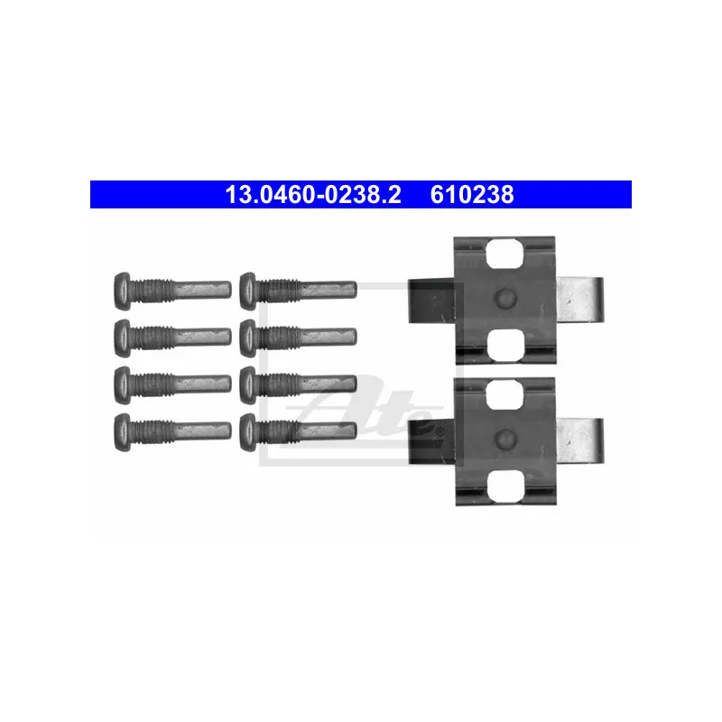 Kit d'accessoires, plaquette de frein à disque ATE 13.0460-0238.2