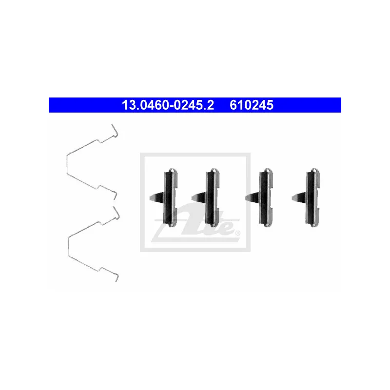Kit d'accessoires, plaquette de frein à disque ATE 13.0460-0245.2
