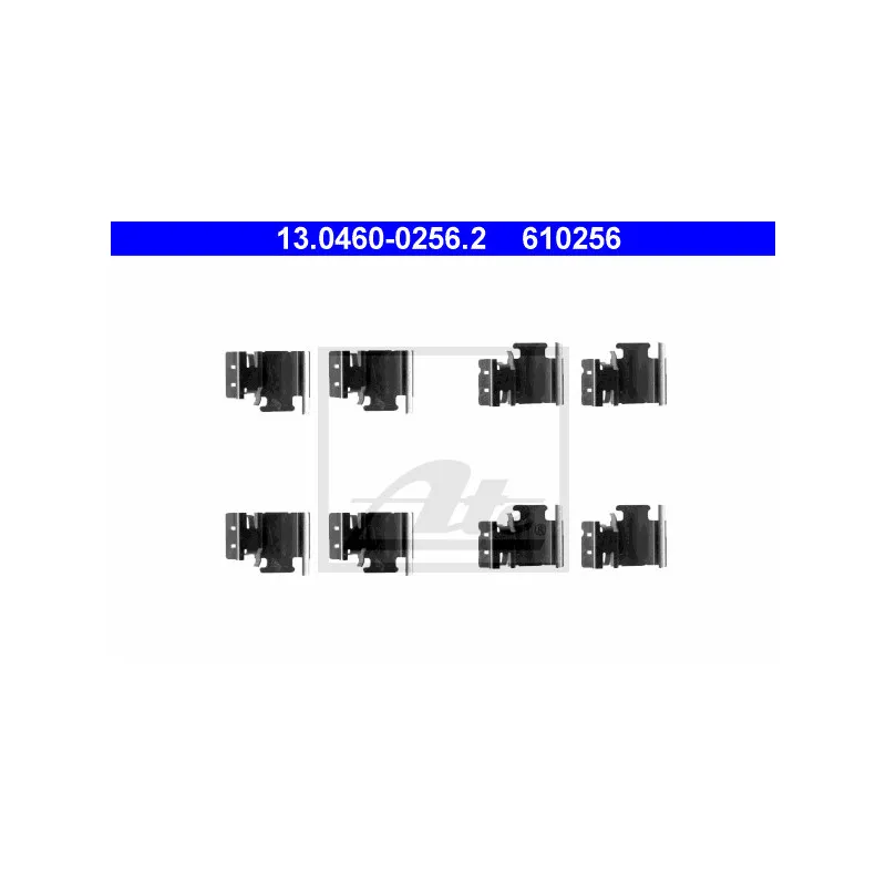 Kit d'accessoires, plaquette de frein à disque ATE 13.0460-0256.2