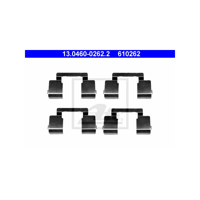 Kit d'accessoires, plaquette de frein à disque ATE 13.0460-0262.2