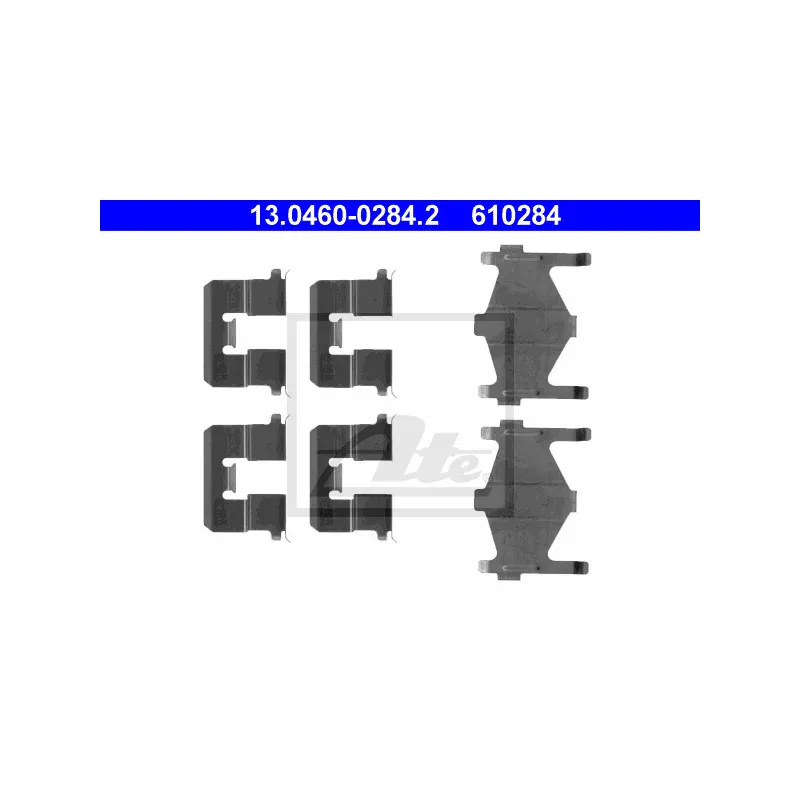 Kit d'accessoires, plaquette de frein à disque ATE 13.0460-0284.2