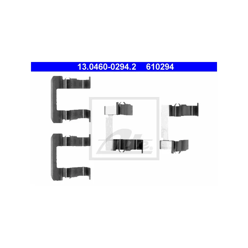 Kit d'accessoires, plaquette de frein à disque ATE 13.0460-0294.2